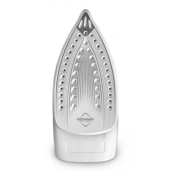 Tefal Virtuo 30 FV2C41E0 ferro da stiro a secco e a vapore suola in ceramica 2000 W blu, bianco