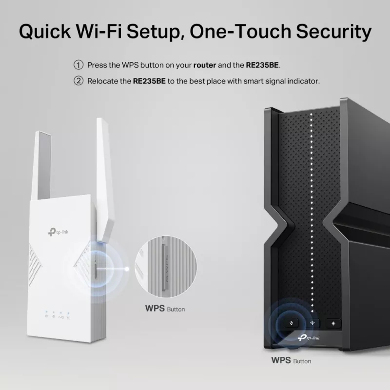 Trasmettitore e ricevitore di rete TP-LINK BE3600 2882 Mbit/s, dual band 2,4/5 GHz, 1× RJ-45, bianco