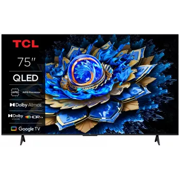 TCL T69C 75T69C TV 190,5 cm (75 pollici) 4K Ultra HD Smart TV Wi-Fi nero 350 cd/m²