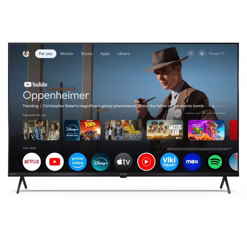Sharp 43HP5265E TV 109,2 cm (43 pollici) 4K Ultra HD Smart TV Wi-Fi nero