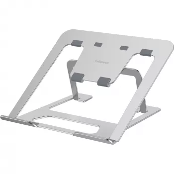 Fellowes Alumia supporto per laptop rialzato portatile max. dimensione 15 pollici max. peso 5 kg argento