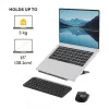 Fellowes Alumia supporto per laptop rialzato portatile max. dimensione 15 pollici max. peso 5 kg nero