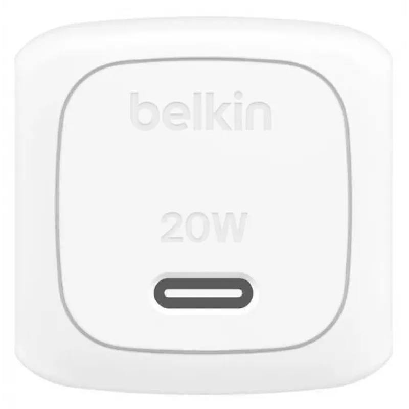 Caricabatterie da parete BELKIN - Boostcharge - USB-C 20W PPS compatto - bianco