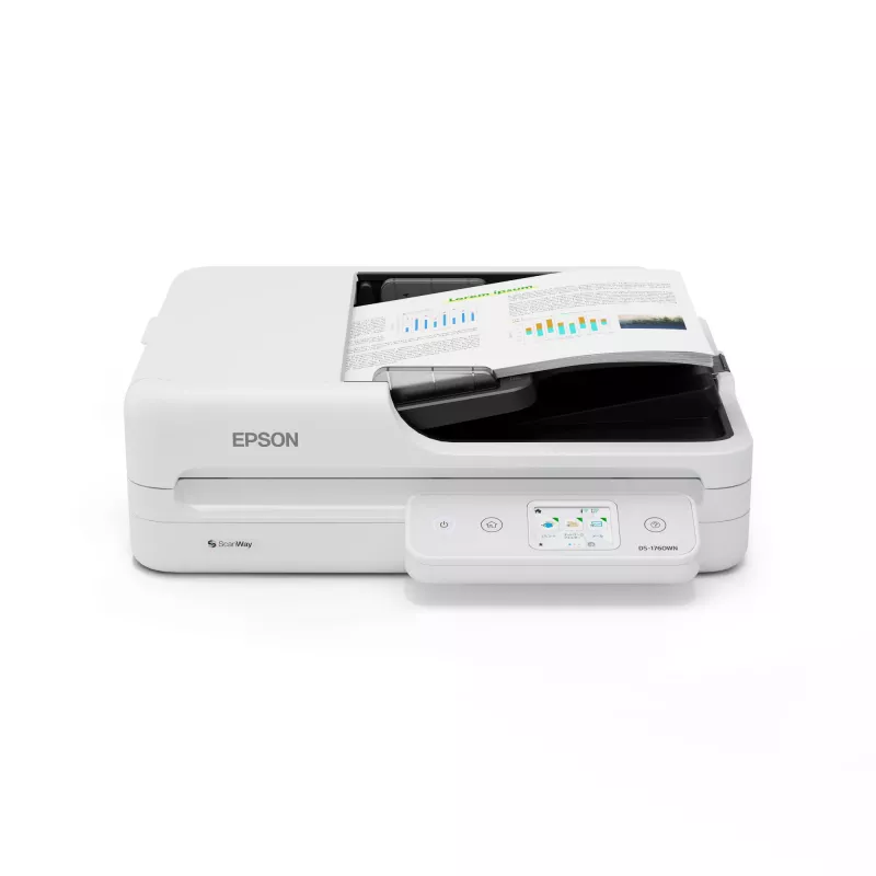 Scanner piano e ADF Epson WorkForce DS-1760WN 1200 x 1200 DPI A4 nero, bianco