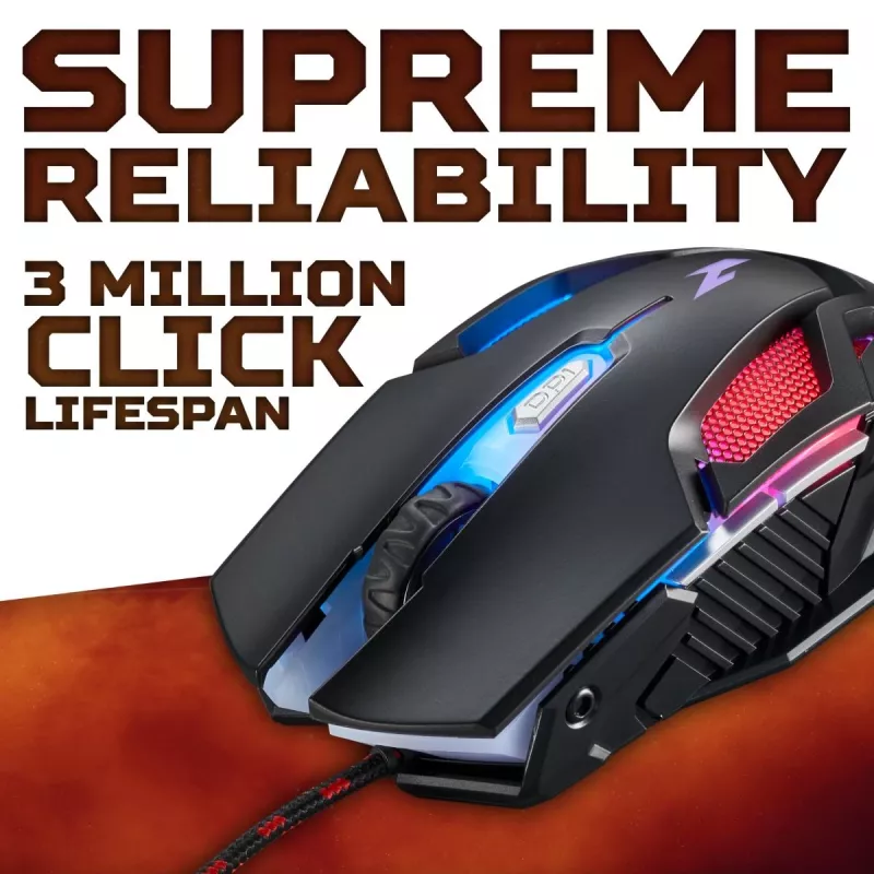Acer Nitro Gaming Mouse II NMW200, cablato, nero