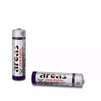 Batteria usa e getta Arcas 107 00403 AAA zinco-carbone