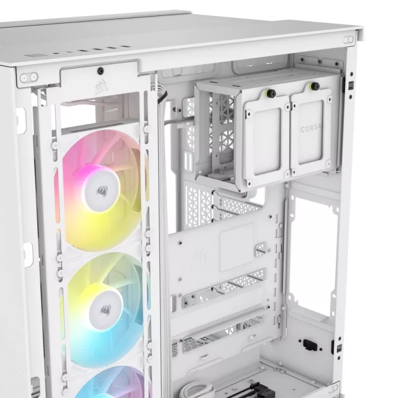 Case PC CORSAIR – iCUE LINK 6500X RGB Mid-Tower Dual Chamber bianco