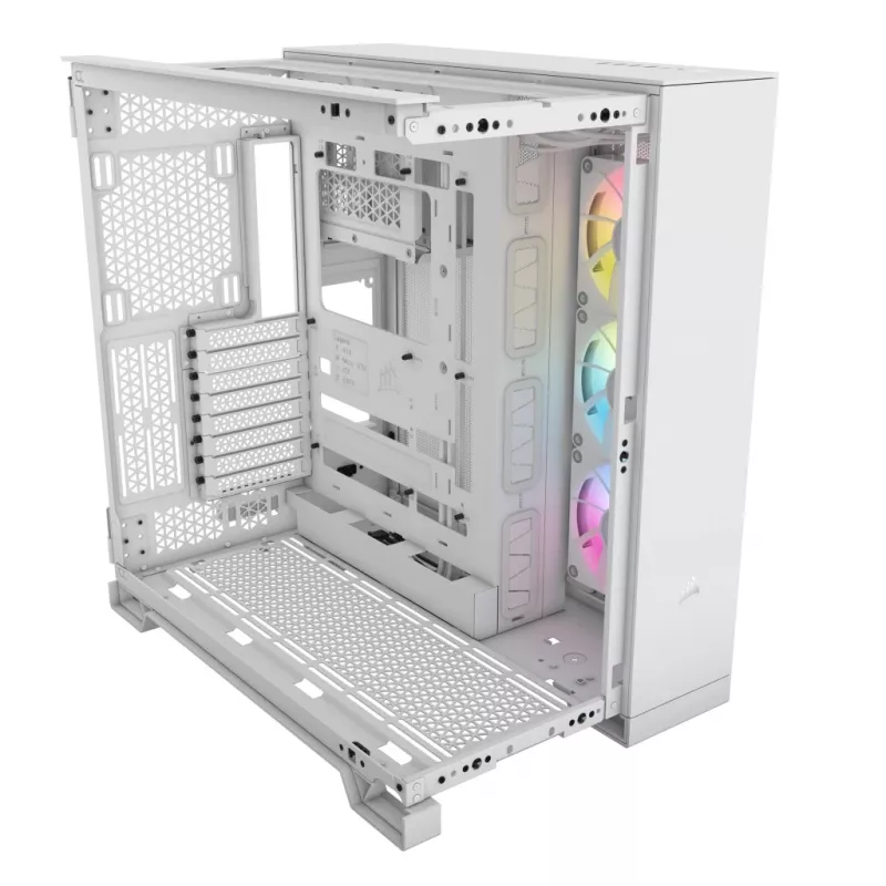 Case PC CORSAIR – iCUE LINK 6500X RGB Mid-Tower Dual Chamber bianco