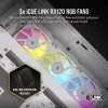 Case PC CORSAIR – iCUE LINK 6500X RGB Mid-Tower Dual Chamber bianco