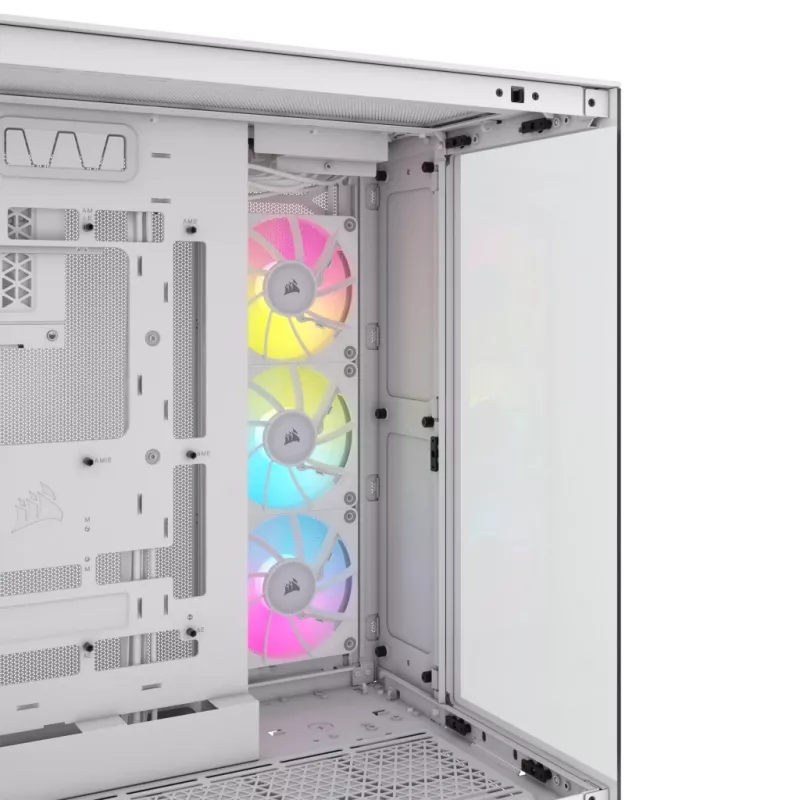 Case PC CORSAIR – iCUE LINK 6500X RGB Mid-Tower Dual Chamber bianco
