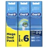 Oral-B Precision Clean 80339528 Testina spazzolino 6 pz. Bianco