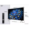 TCL 85T69C Smart TV QLED 4K Ultra HD 85" (216 cm), Google TV, Wi-Fi, nero