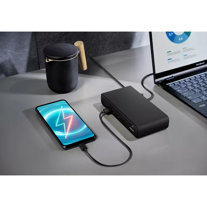 ASUS Triple Display USB-C Dock DC300 Docking USB 3.2 Gen 2 (3.1 Gen 2) Type-C Nero