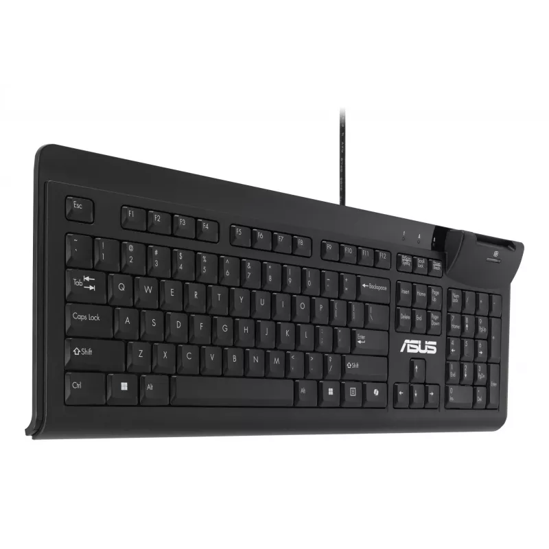 ASUS Smart Card KU100 tastiera per casa/ufficio USB nero