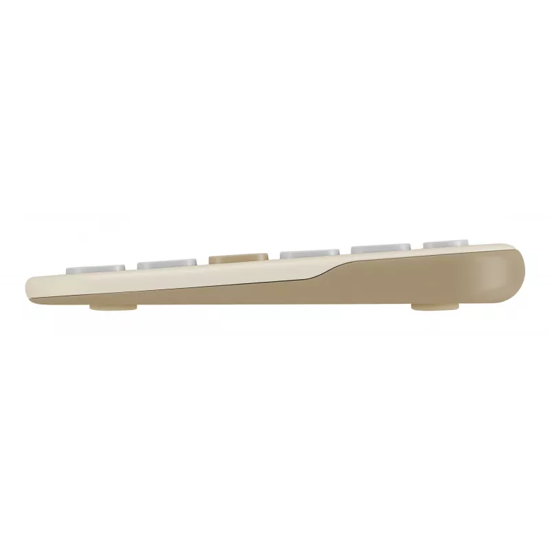 Tastiera wireless Bluetooth ASUS Marshmallow KW100 — layout US International, Oat Milk