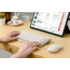 Tastiera wireless Bluetooth ASUS Marshmallow KW100 — layout US International, Oat Milk