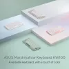 Tastiera wireless Bluetooth ASUS Marshmallow KW100 — layout US International, design compatto