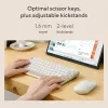Tastiera wireless Bluetooth ASUS Marshmallow KW100 — layout US International, design compatto