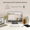 Tastiera wireless Bluetooth ASUS Marshmallow KW100 — layout US International, design compatto