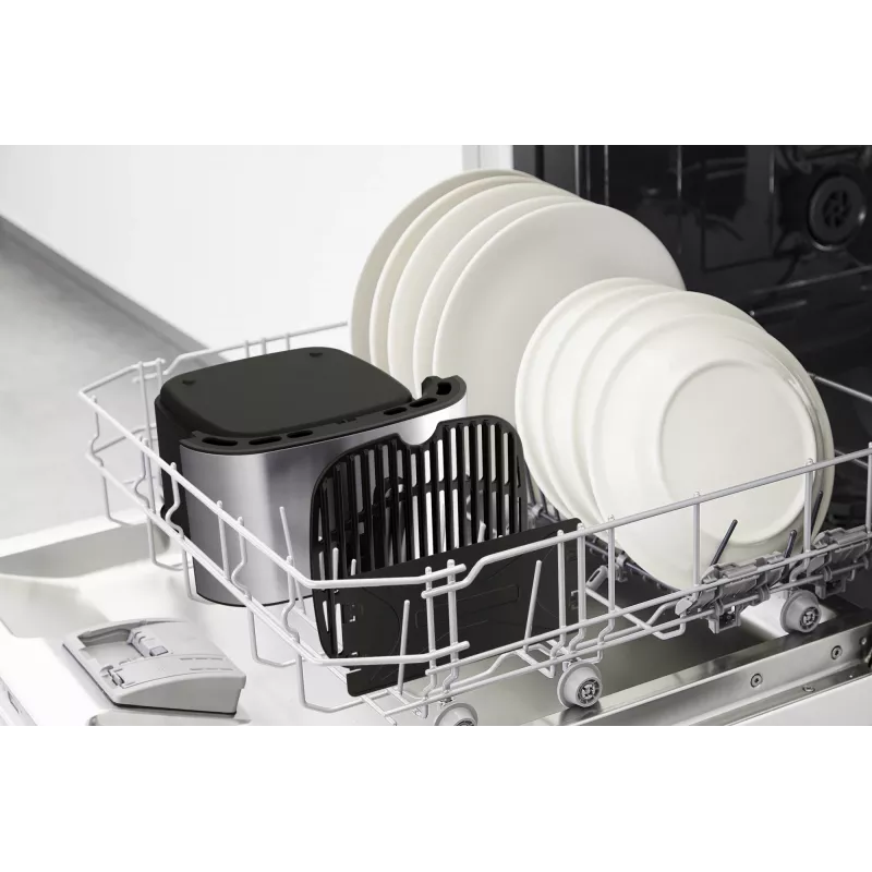 Friggitrice ad aria Tefal Easy Fry & Grill EY801D 6,5 L a sé stante 1650 W acciaio inox