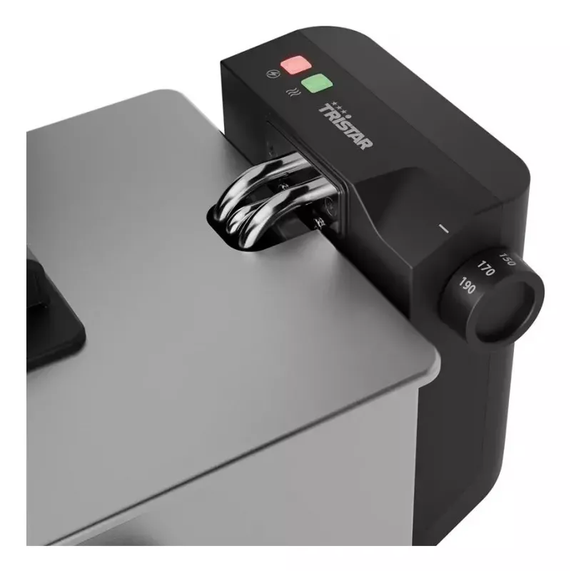 Friggitrice Tristar FR-9334 – capacità singola 3 L, 2000 W, regolatore rotante, argento