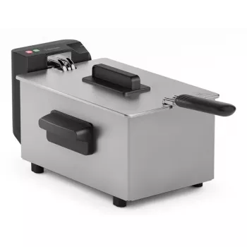 Friggitrice Tristar FR-9334 – capacità singola 3 L, 2000 W, regolatore rotante, argento