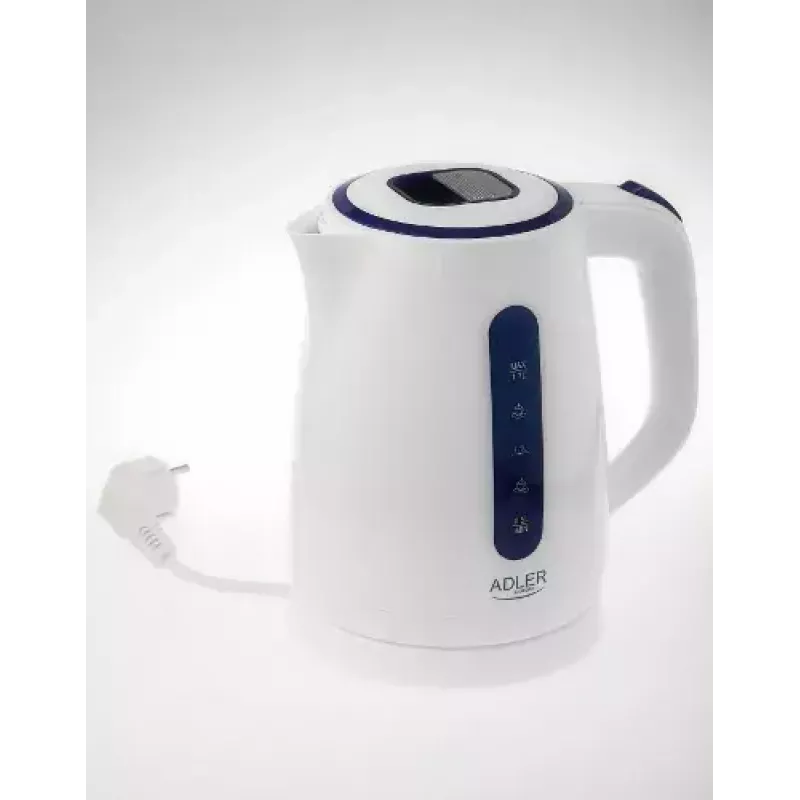 Bollitore Adler 1,7 L 2200 W blu bianco