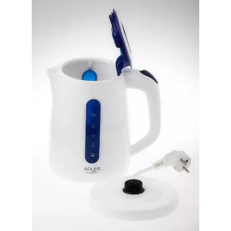 Bollitore Adler 1,7 L 2200 W blu bianco