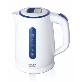 Bollitore Adler 1,7 L 2200 W blu bianco