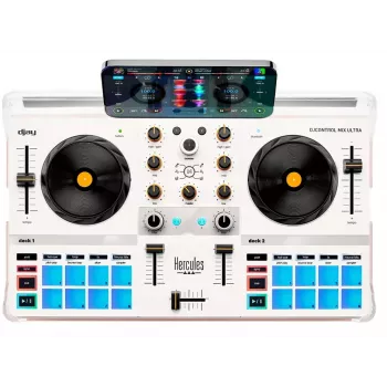 Controller DJ Hercules DJControl Mix Ultra – bianco, controller Bluetooth mobile