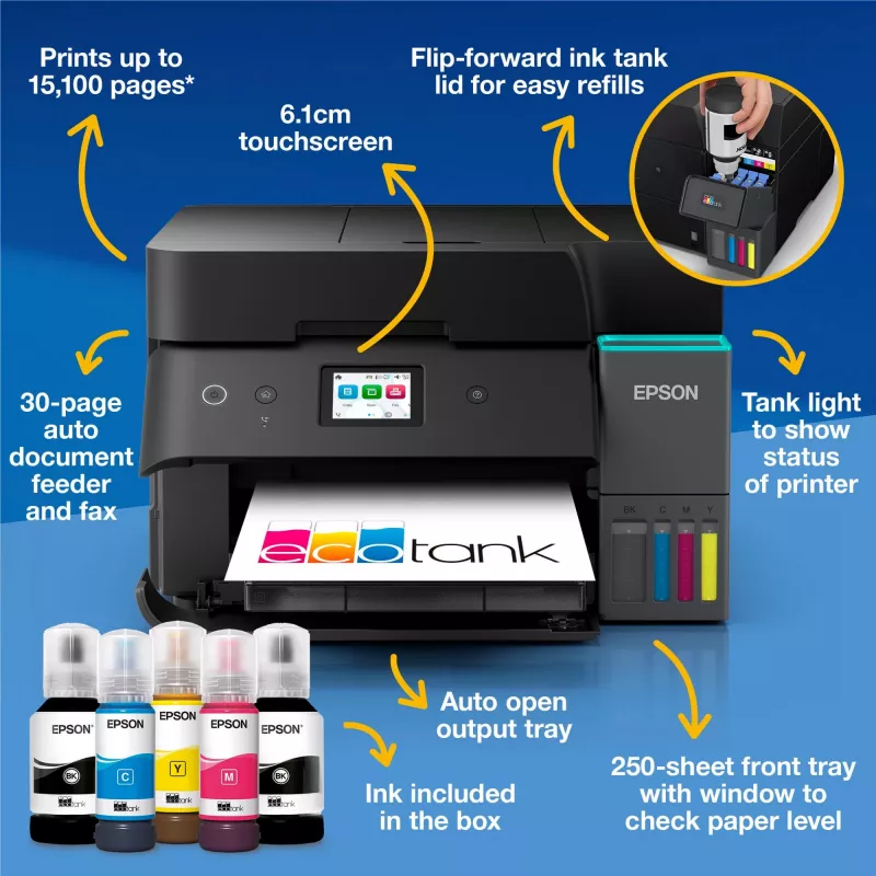 Epson EcoTank L6390 getto d'inchiostro A4 4800 x 1200 DPI Wi-Fi