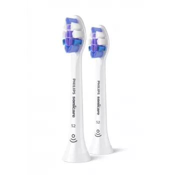 Testine spazzolino Philips HX6052/87 Sensitive confezione da 2, setole extra morbide, bianco
