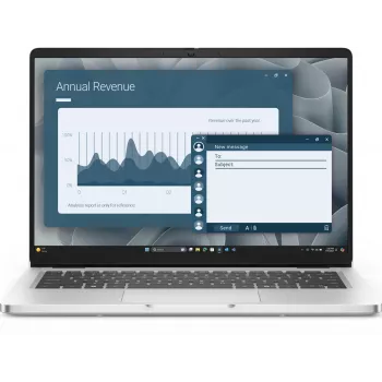 Laptop Dell 14 inch Pro PC14255 — AMD Ryzen AI 7 PRO 350 3,5 GHz, 16 GB RAM, 512 GB SSD, AMD Radeon 860M, Windows 11 Pro