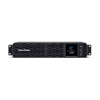 UPS line-interactive CYBERPOWER CP1200EIPFCRM2U 12 kVA / 720 W, 8 prese AC, batteria al piombo-acido senza manutenzione, rackmount, nero