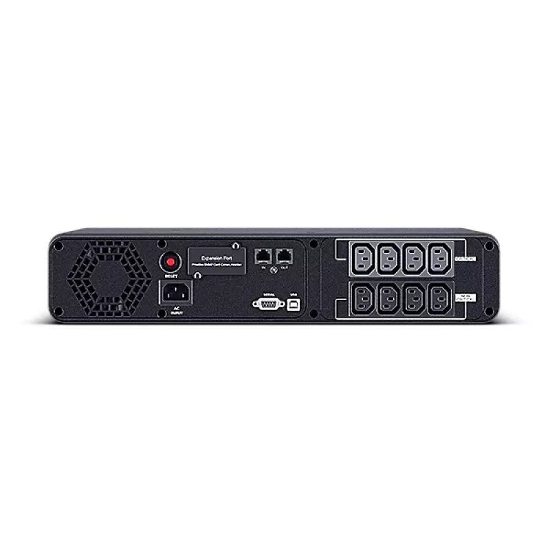 Gruppo di continuità CYBERPOWER CP2000EIPFCRM2U 2 kVA / 1200 W, 8 prese AC, montaggio a rack, batteria al piombo-acido sigillata