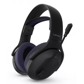 Cuffie Lenovo Legion H410 wireless con archetto gaming USB Type-C Bluetooth nero, viola