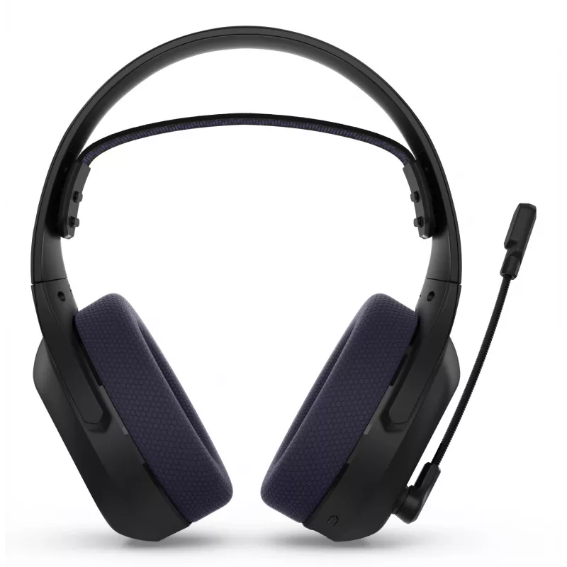 Cuffie Lenovo Legion H410 wireless con archetto gaming USB Type-C Bluetooth nero, viola