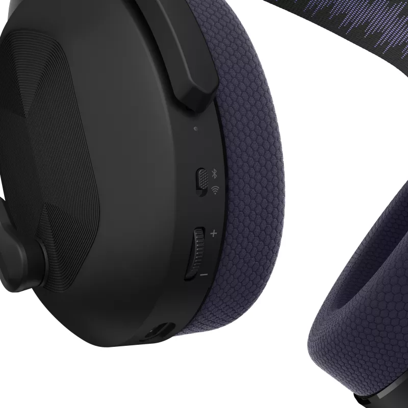 Cuffie Lenovo Legion H410 wireless con archetto gaming USB Type-C Bluetooth nero, viola