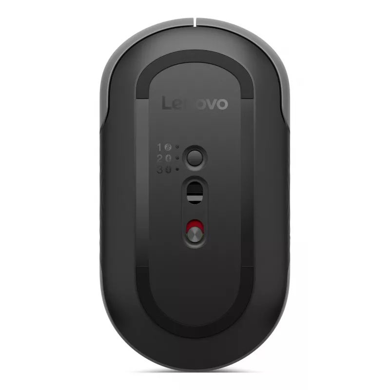 Mouse wireless ambidestro Lenovo 700 — RF + Bluetooth, ottico 4000 DPI, 8 tasti, grigio