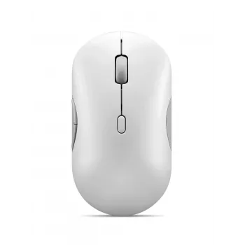 Mouse wireless silenzioso Lenovo 700 multi-device, ambidestro, ottico, 4000 DPI, RF + Bluetooth, 8 tasti, bianco