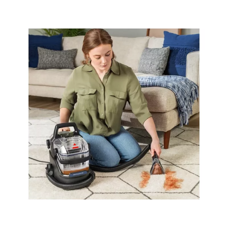 Bissell SpotClean C9 Select pulitore per tappeti a mano profondo nero, trasparente