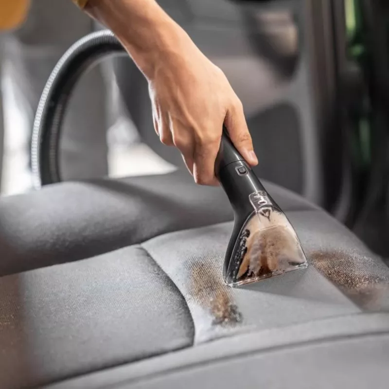 Bissell SpotClean Mini pulitore per tappeti senza fili a mano nero, blu