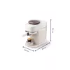 Philips Baristina macchina per espresso – vero espresso, semplice. bianco latte con portafiltro giallo mango (BAR300/03)