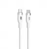 TARGUS cavo di ricarica in silicone USB-c a USB-c 60w 1.5m - White