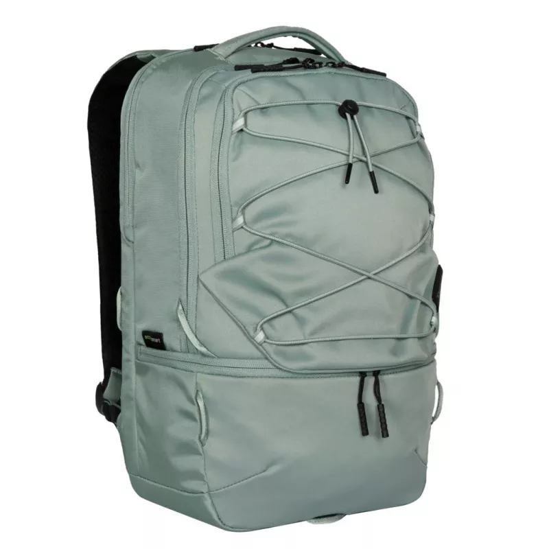 Zaino TARGUS Work+Play Flex Ecosmart TBB65905GL per notebook da 15–16 pollici, poliestere riciclato, verde