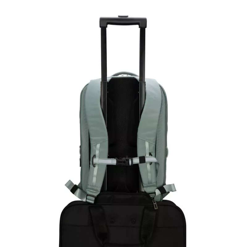 Zaino TARGUS Work+Play Flex Ecosmart TBB65905GL per notebook da 15–16 pollici, poliestere riciclato, verde