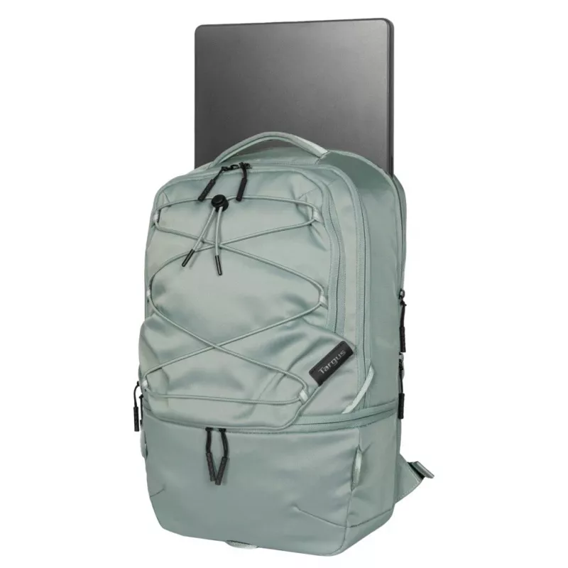 Zaino TARGUS Work+Play Flex Ecosmart TBB65905GL per notebook da 15–16 pollici, poliestere riciclato, verde