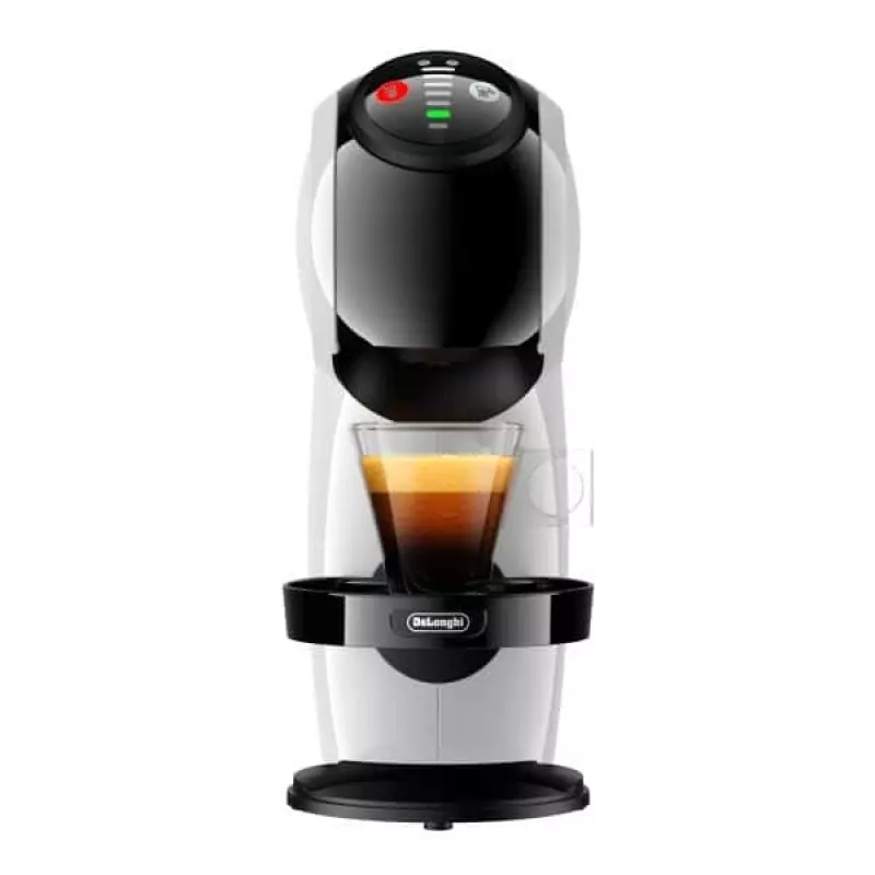 Macchina per caffè a capsule De’Longhi EDG226.W — serbatoio acqua 0,8 l, pressione 15 bar, 1400 W, bianco