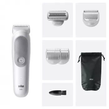 Braun Series 5 rifinitore/rasoio per peli del corpo, grigio chiaro