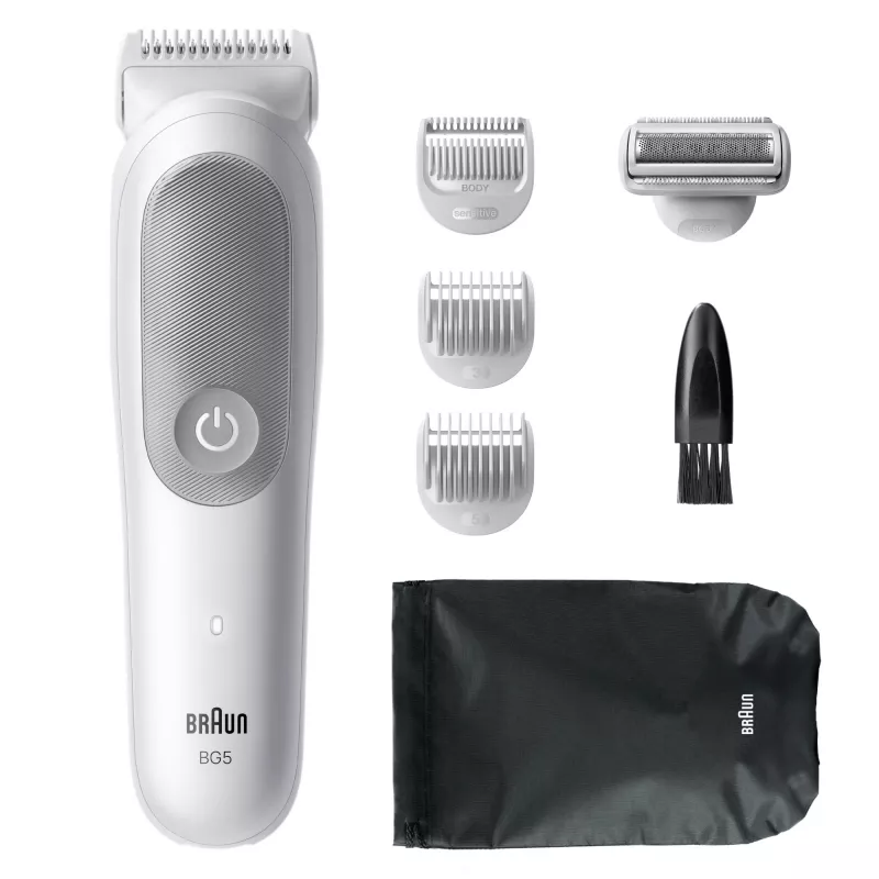 Braun Series 5 rifinitore/rasoio per peli del corpo, grigio chiaro